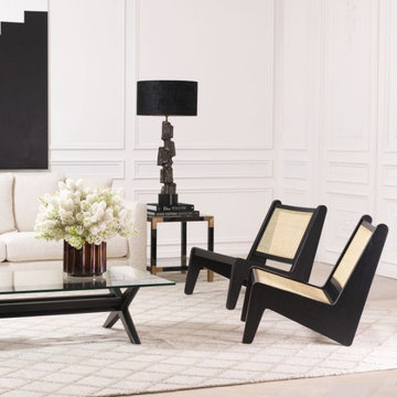 PIERRE JEANNERET COLLECTION, CANE CHAIRS