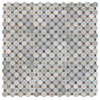 12.25"x12.25" Tesseract Ceramic Floor/Wall Tile, Case of 13, Blue