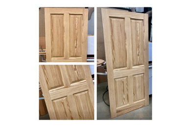 Handcrafted, solid pine door