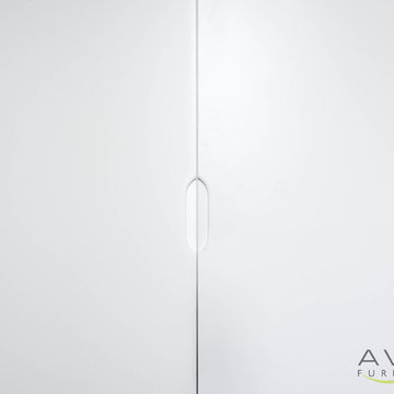 Tall wardrobe