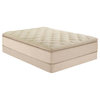 Acme Cicely 14 Beige Cal King Bamboo Pillow Top Mattress and Foundation Set