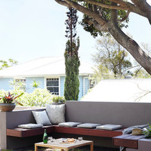 patio or poolside bench seating