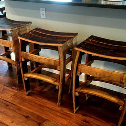 Barrel Stave Bar Stools - Products