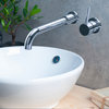 Motegi Single Handle Wall Mount Bath Sink Faucet, Polished Chrome
