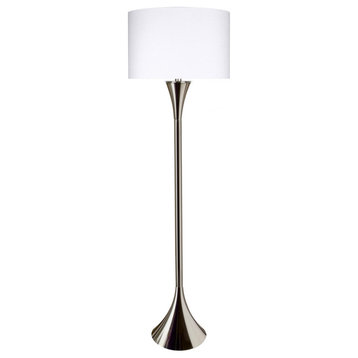 65" Polished Nickel Floor Lamp Submit