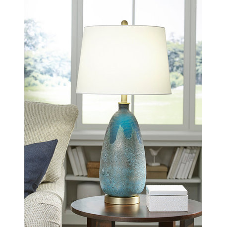 Trend Home 1-Light Brass Table Lamp