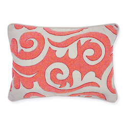 Zephie Burnt Sienna Decorative Pillows - Decorative Pillows