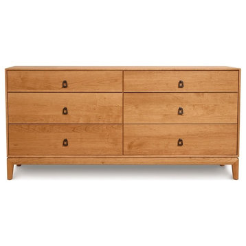 Mansfield, 6 Drawer Dresser, Natural Walnut
