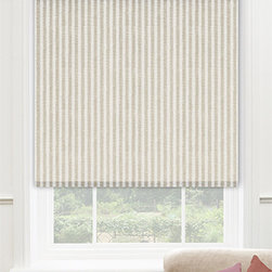 Blinds.com Premier Decorative Roller Shades in Stria Tawny - Roller Shades