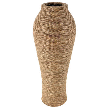 Natural Brown Seagrass Vase 564112
