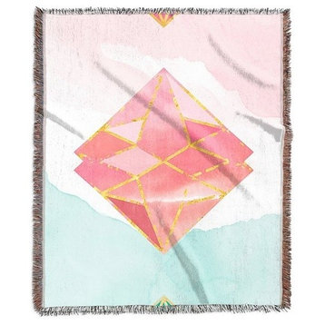 "Watercolor Diamond in the Sky" Woven Blanket 50"x60"