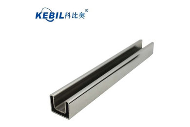 square slotted tube handrail