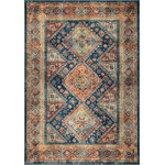 Palmetto Living by Orian - Palmetto Living by Orian Alexandra Olympus Area Rug, Navy, 7'10"x10'10" - Olympus Navy Area Rug is a perfect blend of traditional design and modern color. There are a lot of amazing ways that you can use it to enhance any room in your home. The colors really jump off the rug and can be used to create a wonderful new decor scheme in your home.
