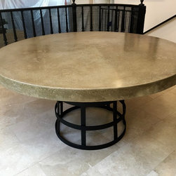 Concrete Table Steel Base - Products