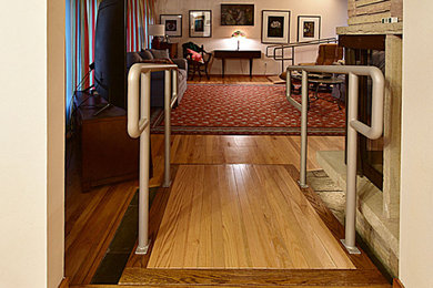 Living room - living room idea in Seattle