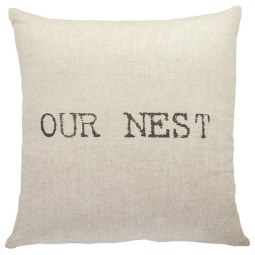 "Our Nest" Throw Pillow