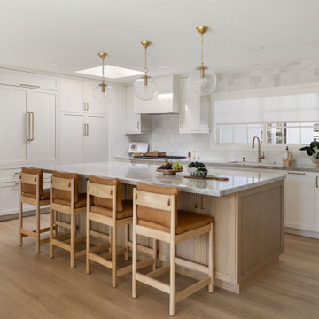 Kitchen, Coffee Bar, and Fireplace Remodel in Newport Beach