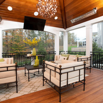 Design Builders screened porch & Zuri deck in Bowie, Prince George's County MD