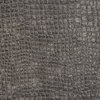 Dark Grey Alligator Print Shiny Woven Velvet Upholstery Fabric By The Yard