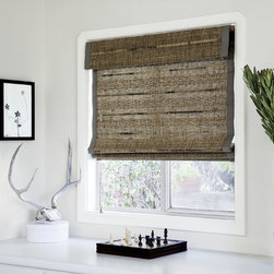 Smith and Noble Natural Woven Flat Fold Shades - Window Treatments