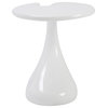 Galan Side Table - High Gloss White