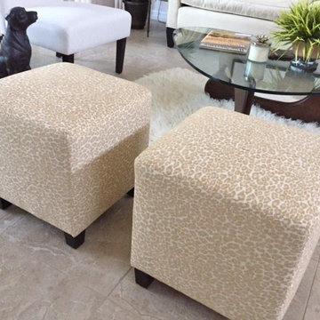 Palm Desert Safari Chic Living Room