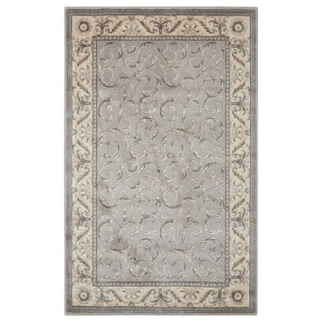 Somerset Area Rug, Silver, 7'9"x10'10"