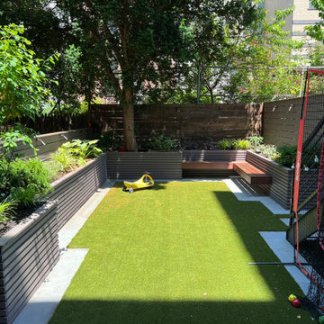 Manhattan UWS brownstone cozy backyard