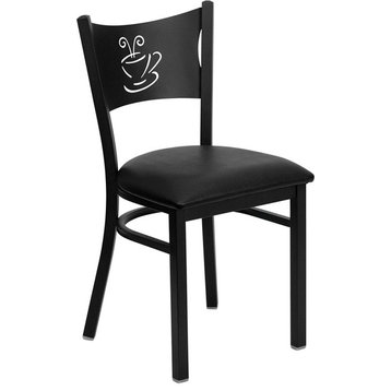 Black Restaurant Chair, Black