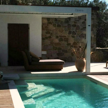 Piscina e giardino di villa e B&B Le Palme