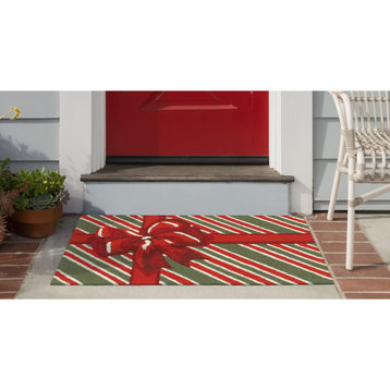 Frontporch Giftbox Indoor/Outdoor Rug Red 2'6x4'