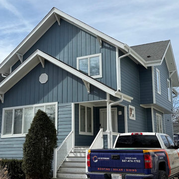 Hinsdale Cedar Siding Replaced with Ascend Composite Siding