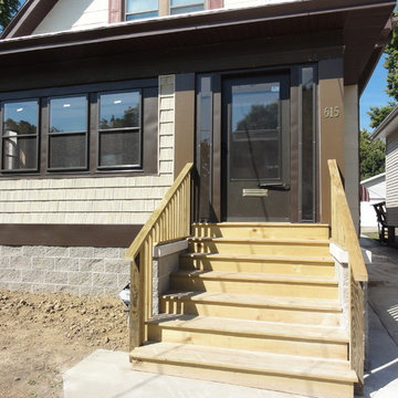 From Dilapidated To a Beautifully Finished Bungalow Style Front Porch