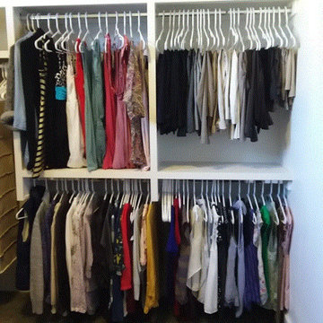 Boise Master Closet - Her side, after
