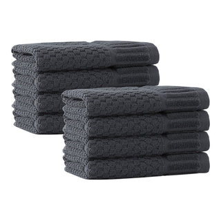 Enchante Home 4-Piece Sand Turkish Cotton Bath Towel Set (Timaru) in the Bathroom  Towels department at