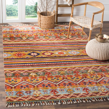 Safavieh Nomad Collection NMD785 Rug, Multi, 6' X 9'