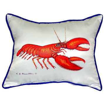 Red Lobster Extra Large Zippered Pillow, 20"x24"