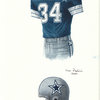 Original Art of the NFL 1984 Dallas Cowboys Uniform