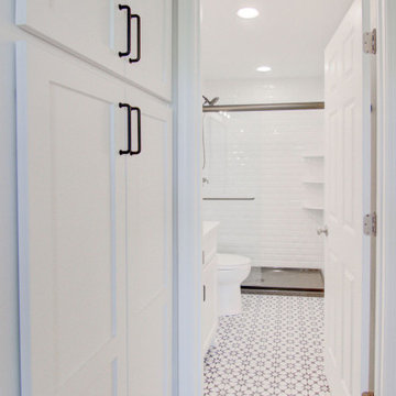 Modern Rustic Farmhouse Kitchen + Mudroom + Bathroom Remodel