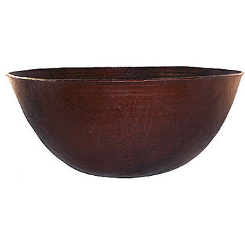 Weathered Hammered Copper Bowl II