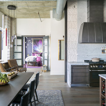 Denver Colorado Residence Loft Style DINING ROOM & KITCHEN