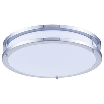 Elegant Lighting LDCF3201 16"W Integrated LED Flush Mount Ceiling - White /