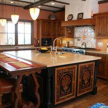 backsplash of range