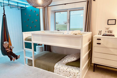 Example of a mid-sized minimalist kids' bathroom design in Other