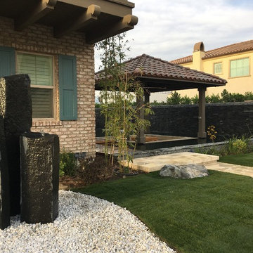 West Covina Outdoor Zen Garden Reflecting Pool