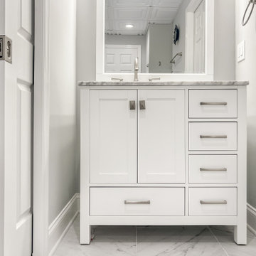 Featured Projects - Bathroom Build in Basement