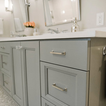 Clean and Tranquil Master Bathroom