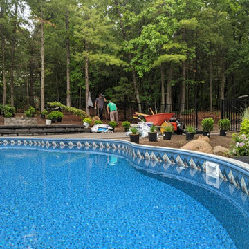 Hudson, NH Radiant Pool and Landscaping