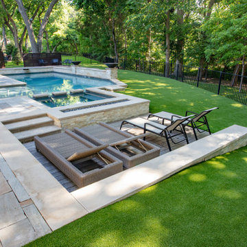 Pet Turf for large tree covered backyard