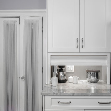 Kitchen-family friendly appliance storage